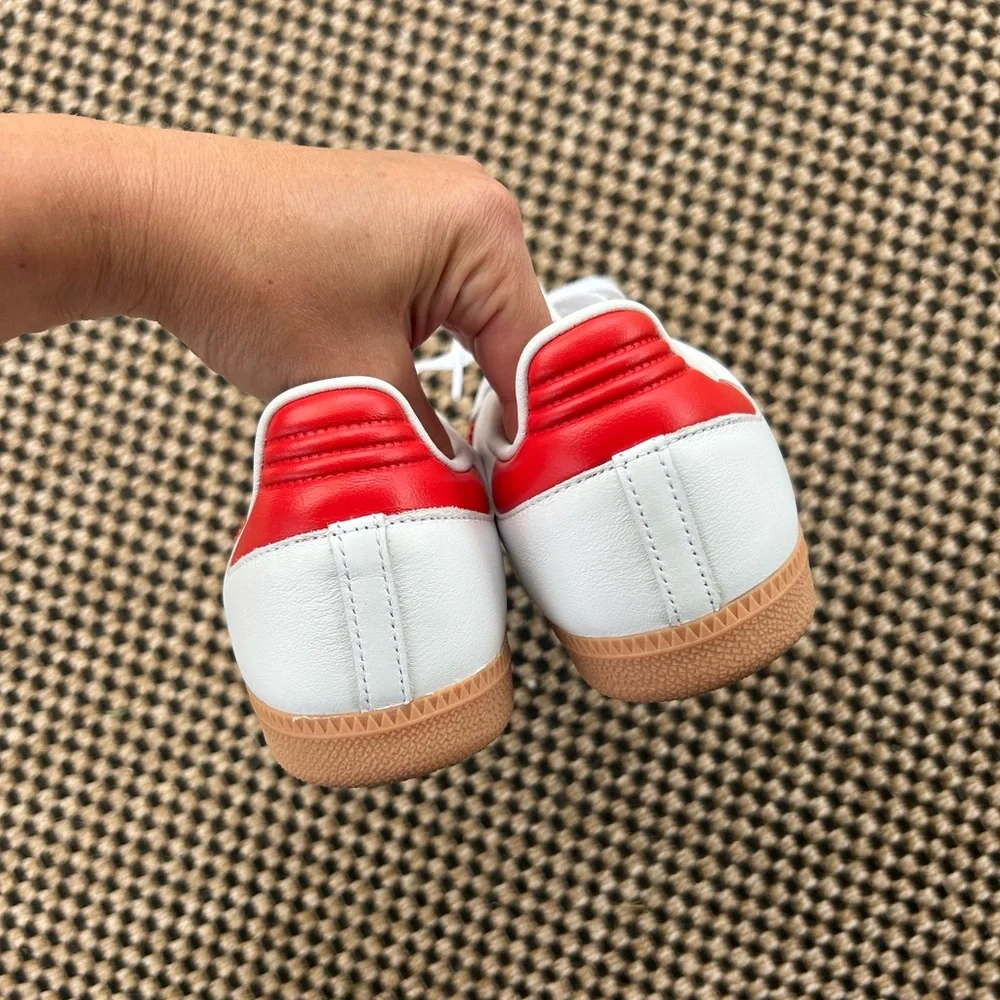 Adidas Samba Shoes in Solar Red - Picture 8 of 11
